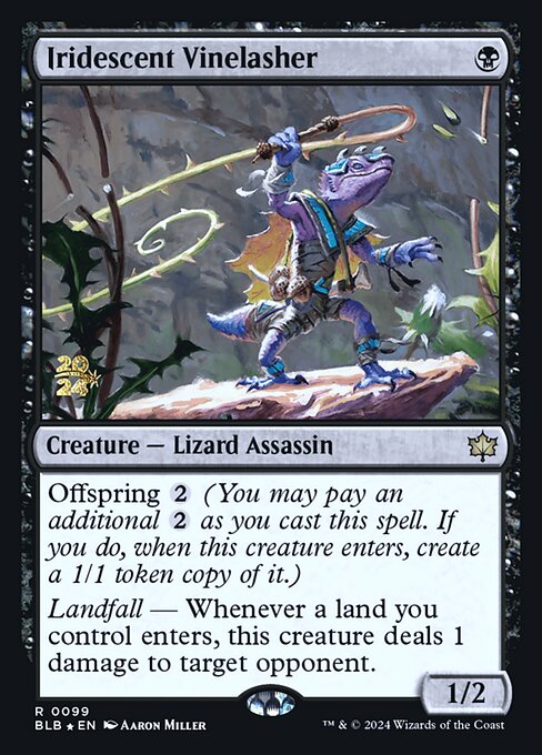 Magic the Gathering Card - Iridescent Vinelasher - MTG Circle
