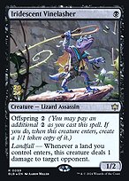 Magic the Gathering Card - Iridescent Vinelasher - MTG Circle