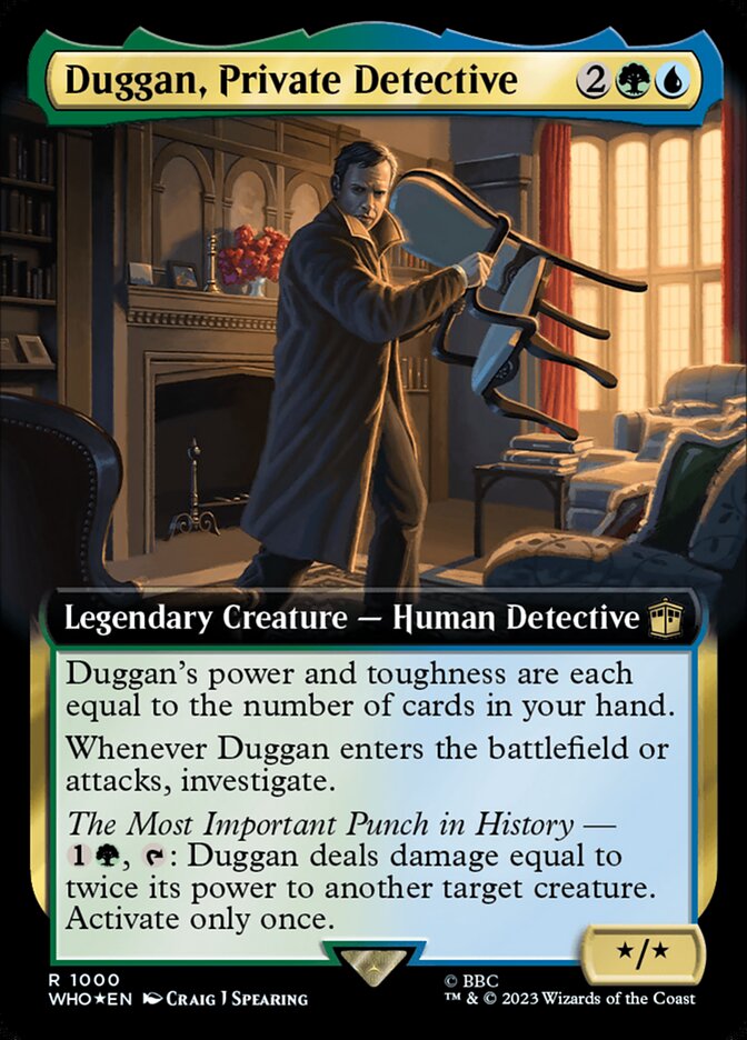Magic the Gathering Card - Duggan, Private Detective - MTG Circle