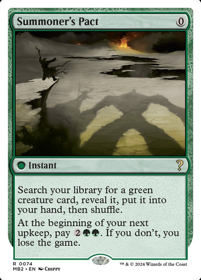 Magic the Gathering Card - Summoner's Pact - MTG Circle