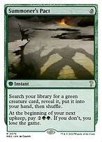 Magic the Gathering Card - Summoner's Pact - MTG Circle