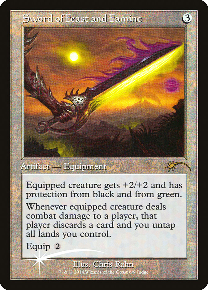 Magic the Gathering Card - Sword of Feast and Famine - MTG Circle
