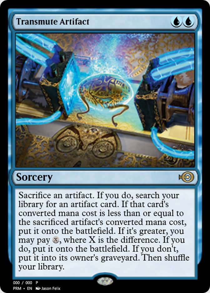Magic the Gathering Card - Transmute Artifact - MTG Circle