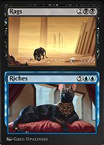Magic the Gathering Card - Rags // Riches - MTG Circle