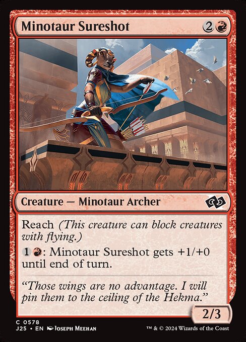 Magic the Gathering Card - Minotaur Sureshot - MTG Circle