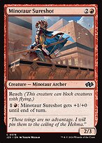 Magic the Gathering Card - Minotaur Sureshot - MTG Circle