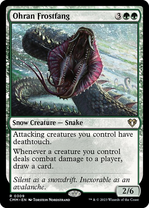 Magic the Gathering Card - Ohran Frostfang - MTG Circle