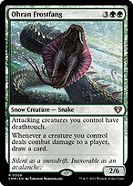 Magic the Gathering Card - Ohran Frostfang - MTG Circle