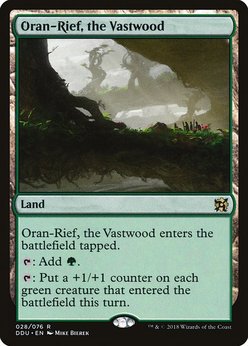 Magic the Gathering Card - Oran-Rief, the Vastwood - MTG Circle