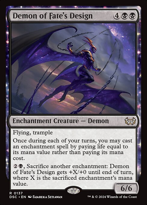 Magic the Gathering Card - Demon of Fate's Design - MTG Circle