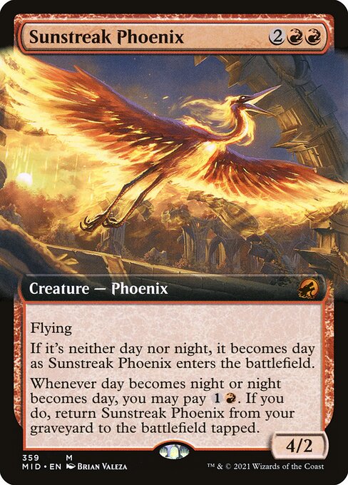 Magic the Gathering Card - Sunstreak Phoenix - MTG Circle