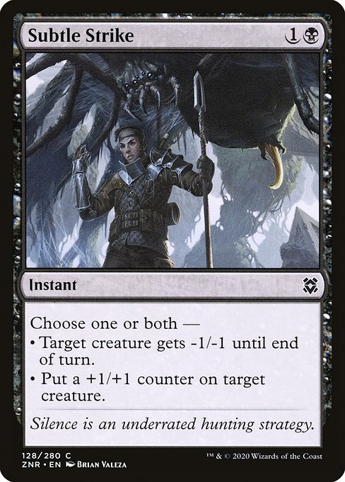 Magic the Gathering Card - Subtle Strike - MTG Circle