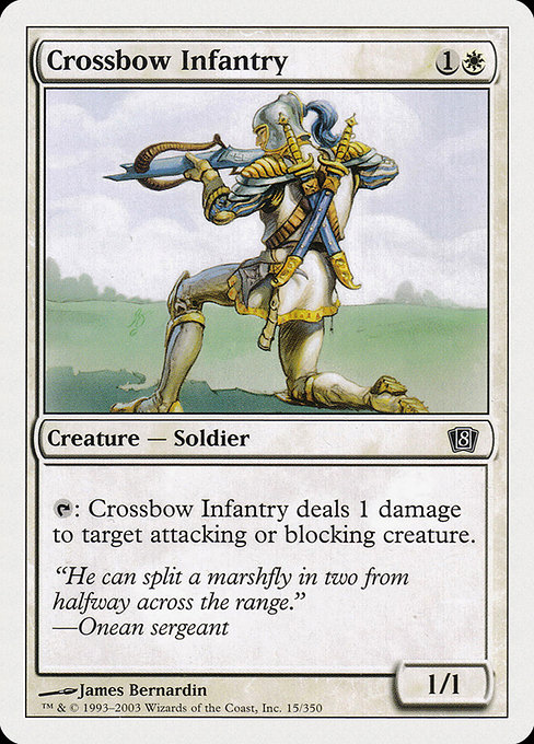 Magic the Gathering Card - Crossbow Infantry - MTG Circle