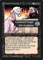 Magic the Gathering Card - Demonic Attorney - MTG Circle