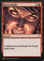 Magic the Gathering Card - Burn Bright - MTG Circle