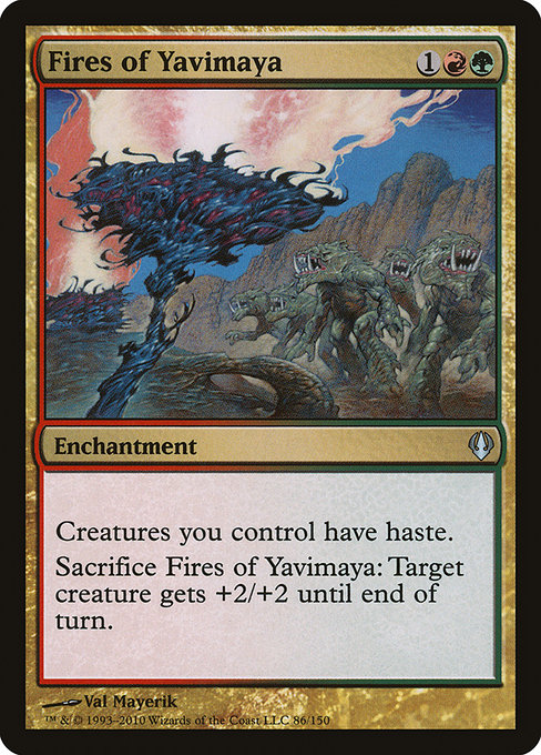 Magic the Gathering Card - Fires of Yavimaya - MTG Circle