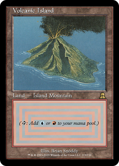 Magic the Gathering Card - Volcanic Island - MTG Circle