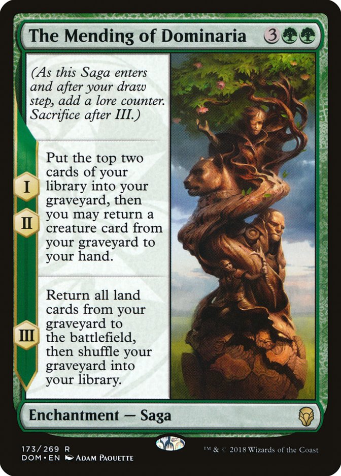 Magic the Gathering Card - The Mending of Dominaria - MTG Circle