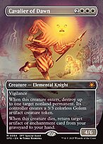 Magic the Gathering Card - Cavalier of Dawn - MTG Circle