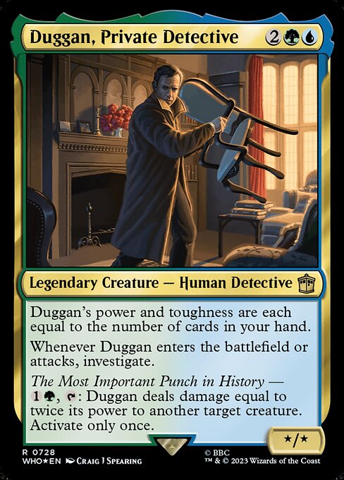 Magic the Gathering Card - Duggan, Private Detective - MTG Circle
