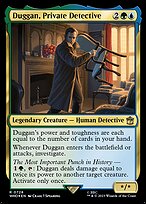 Magic the Gathering Card - Duggan, Private Detective - MTG Circle