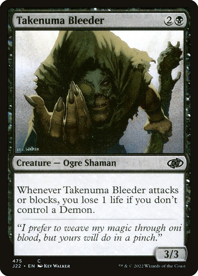 Magic the Gathering Card - Takenuma Bleeder - MTG Circle