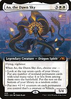 Magic the Gathering Card - Ao, the Dawn Sky - MTG Circle