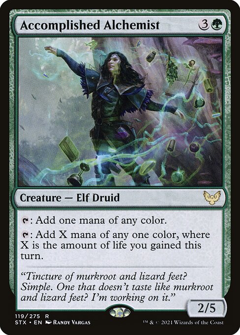 Magic the Gathering Card - Accomplished Alchemist - MTG Circle