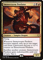 Magic the Gathering Card - Immersturm Predator - MTG Circle