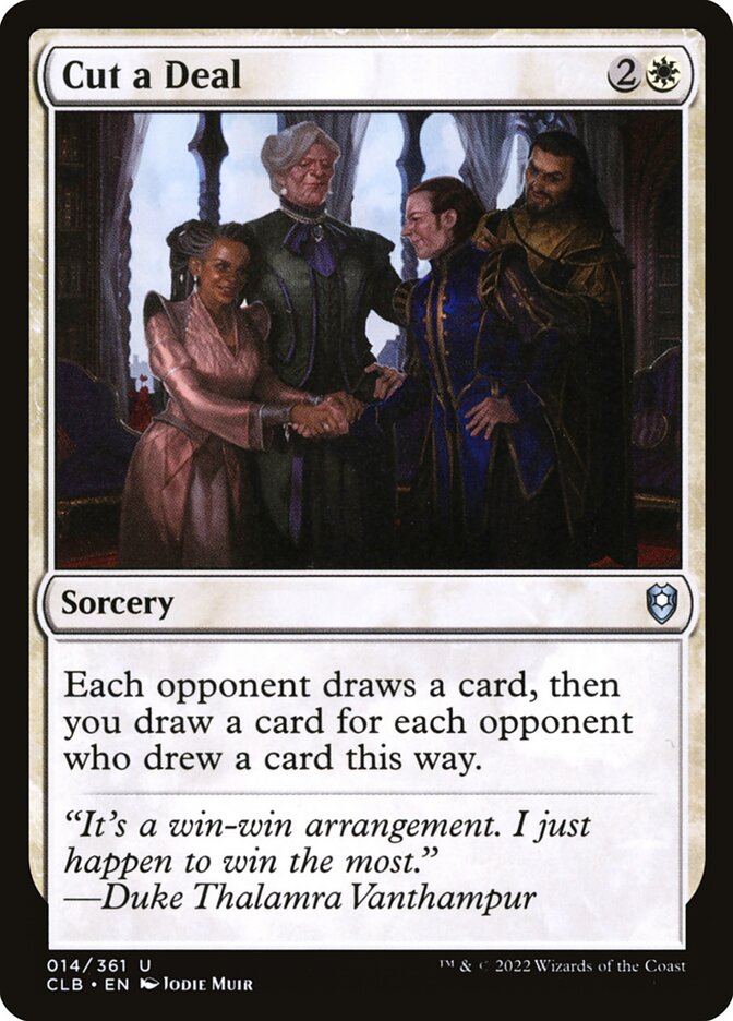 Magic the Gathering Card - Cut a Deal - MTG Circle