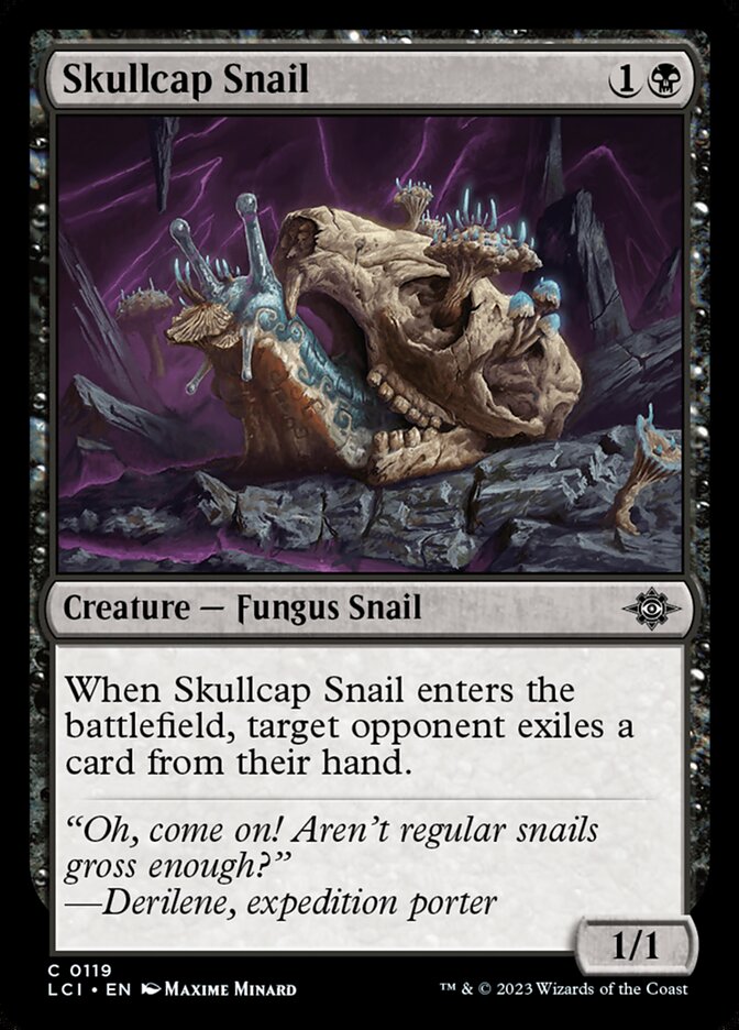 Magic the Gathering Card - Skullcap Snail - MTG Circle