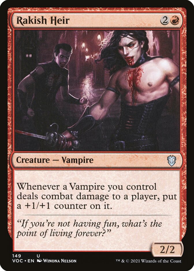 Magic the Gathering Card - Rakish Heir - MTG Circle