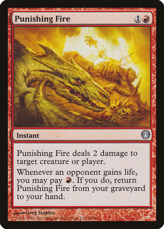 Magic the Gathering Card - Punishing Fire - MTG Circle
