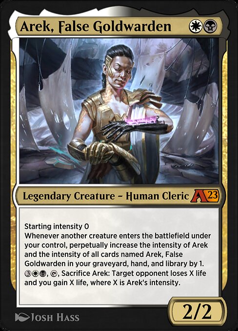 Magic the Gathering Card - Arek, False Goldwarden - MTG Circle