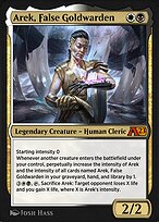 Magic the Gathering Card - Arek, False Goldwarden - MTG Circle