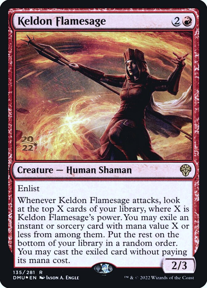 Magic the Gathering Card - Keldon Flamesage - MTG Circle