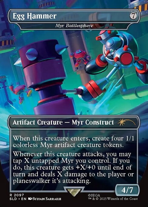 Magic the Gathering Card - Myr Battlesphere - MTG Circle