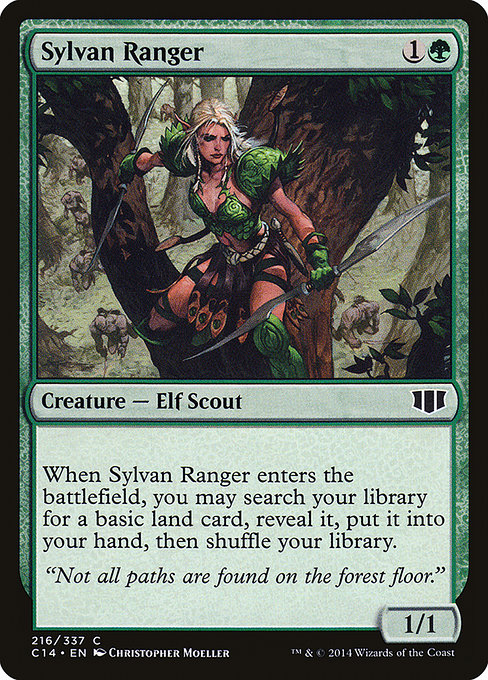 Magic the Gathering Card - Sylvan Ranger - MTG Circle