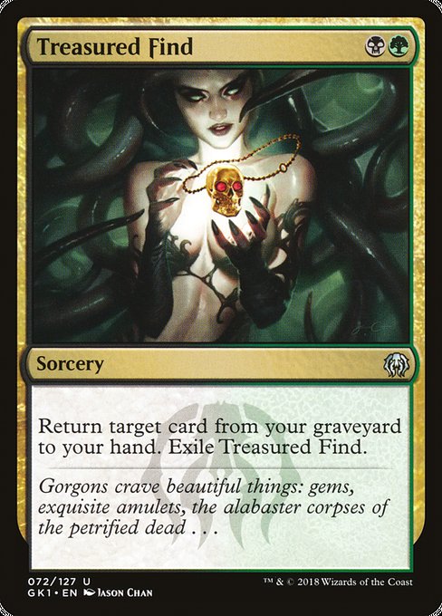 Magic the Gathering Card - Treasured Find - MTG Circle