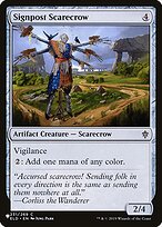 Magic the Gathering Card - Signpost Scarecrow - MTG Circle