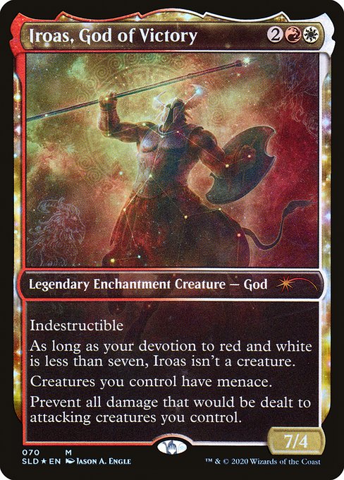 Magic the Gathering Card - Iroas, God of Victory - MTG Circle