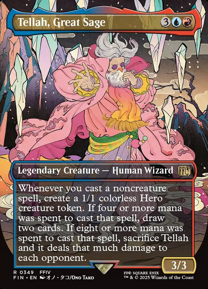 Magic the Gathering Card - Tellah, Great Sage - MTG Circle