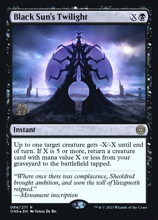 Magic the Gathering Card - Black Sun's Twilight - MTG Circle