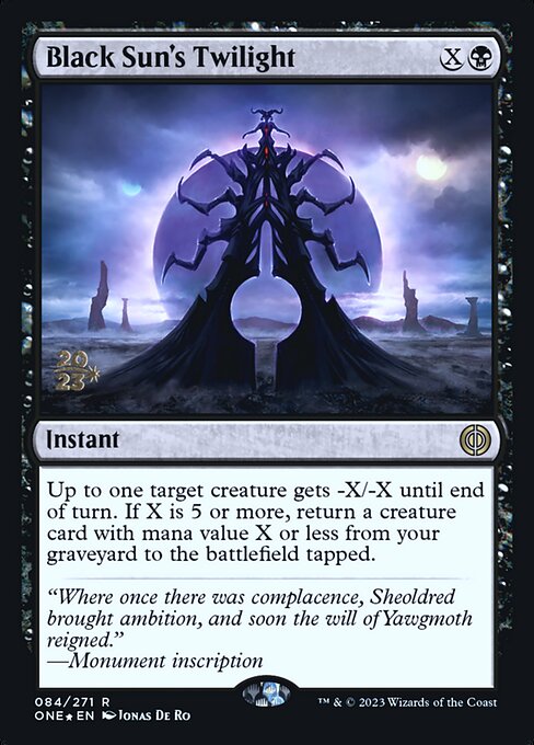 Magic the Gathering Card - Black Sun's Twilight - MTG Circle