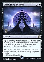 Magic the Gathering Card - Black Sun's Twilight - MTG Circle