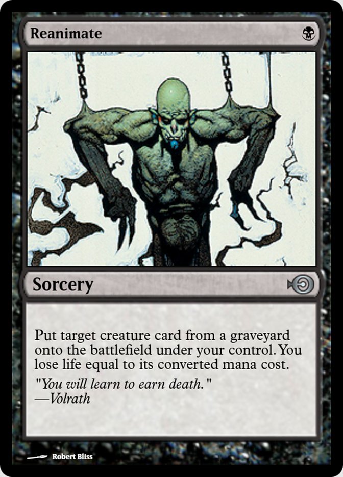 Magic the Gathering Card - Reanimate - MTG Circle