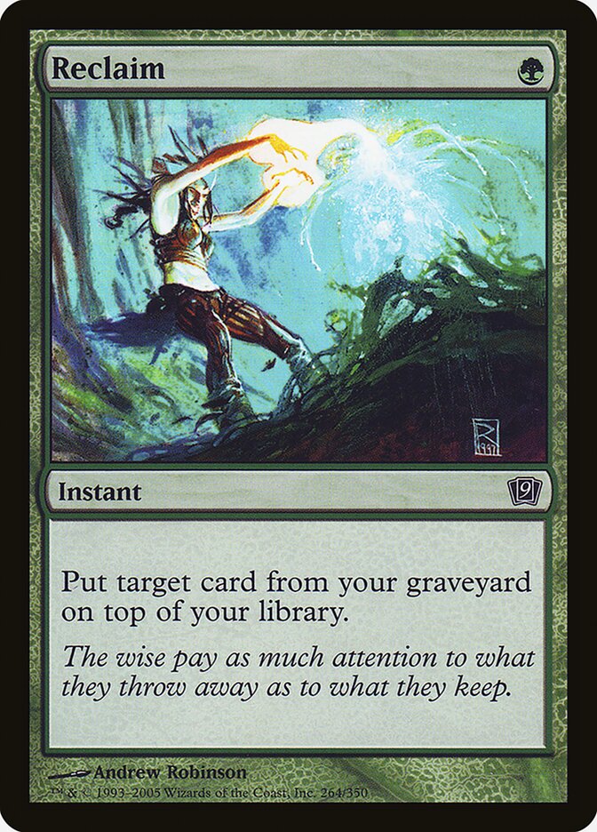 Magic the Gathering Card - Reclaim - MTG Circle