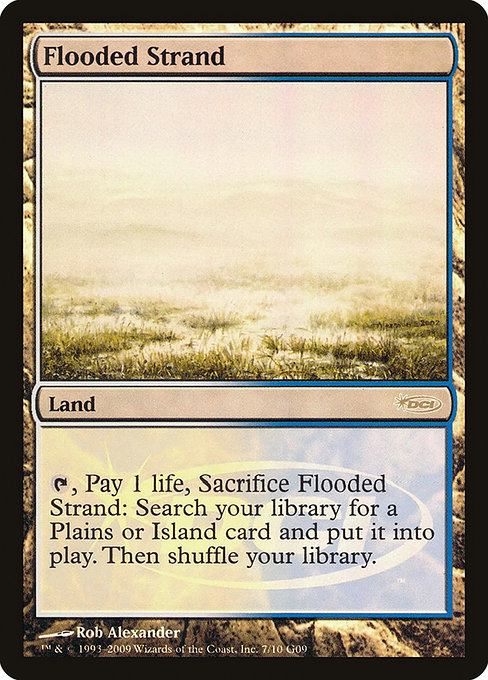 Magic the Gathering Card - Flooded Strand - MTG Circle