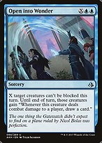 Magic the Gathering Card - Open into Wonder - MTG Circle