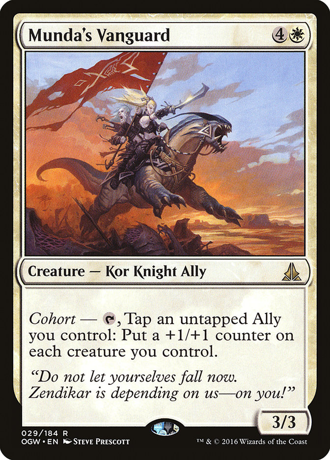 Magic the Gathering Card - Munda's Vanguard - MTG Circle